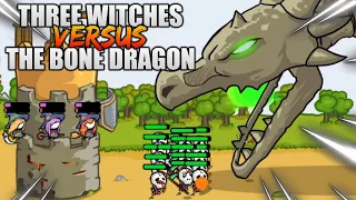 WITCH TRIO versus THE BONE DRAGON 🐉 | GROW CASTLE