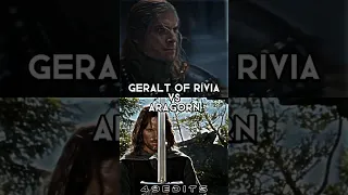 Aragorn vs Geralt of Rivia #geraltofrivia #henrycavill #lordoftherings #aragorn #sigma #lotr #1vs1