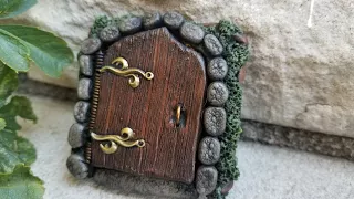 PolyClay Fairy Door That Opens!!