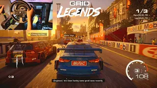 PS5 Grid Legend | First 5 races in 30 minutes | Steering Wheel Gameplay