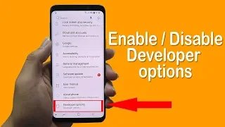 How to Enable / Disable Developer Option on Android 2019