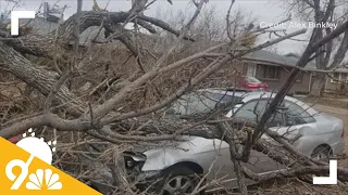 Damage reported as strong winds whip across Colorado