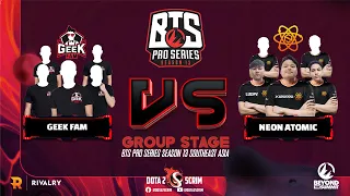 Geek Fam vs Neon Atomic - BTS Pro Series Season 13: Southeast Asia - Group Stage - BO2