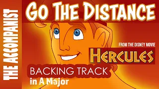 GO THE DISTANCE from Disney's HERCULES (Movie version) - Karaoke