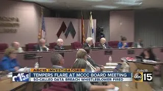 Tempers flare at Maricopa County Community College District board meeting