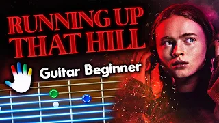 Running Up That Hill Guitar Lessons for Beginners Kate Bush Tutorial | Easy Chords, Lyrics, Backing