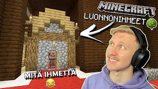 Kylä MANSIONIN SISÄLLÄ?! 😂 | Minen 10 LUONNONIHMETTÄ 🌳 | OSA 6. | Minecraft Suomi