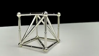 Making Magnet Cube Rotate - Playing With Stick Magnets