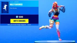 *NEW* BILLY BOUNCE Emote is HERE!!!! (Item Shop Showcase) Fortnite Battle Royale