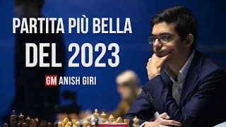 La Più Bella Partita del 2023 | Giri vs Gukesh | Tata Steel Chess Master |