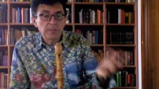 recorder lesson, Telemann, Fantasia n. 9 (1/3)