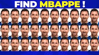 Haaland Quiz 🔎 Find Mbappe ? ~ Guess The player ? ⚽ Find Messi ? Neymar ? Mbappe ?