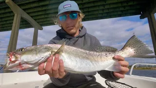 BRIDGE MONSTER SPECKLED TROUT FISHING (HOW TO + TIPS)