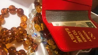 Amber Jewelry Haul and Casupo Money Manifestation Wallet