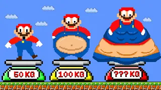 Evolution of Fat Mario Growing Up Compilation: If Mario Love Peach | Game Animation