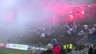 Lech Poznań - Zagłębie Lubin 12.12.2011 oprawa ULTRAS (3:2) CD..