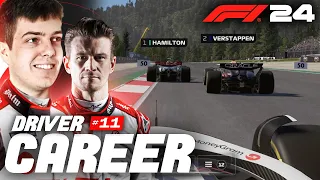 HAMILTON VS VERSTAPPEN 👀 F1 24 Driver Career | Part 11