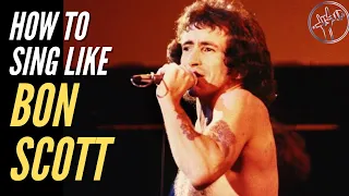 How To Sing Like Bon Scott AC/DC - Isolated Vocal Analysis "Let There Be Rock"