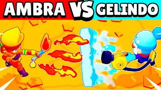 AMBRA 🔥 vs GELINDO 🧊 Chi è il Brawler più FORTE su Brawl Stars?