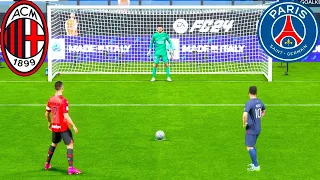 EA FC 24 | MILAN VS PARIS.S.G PENALTY SHOOTOUT| UEFA CHAMPIONS LEAGUE SEMI FINAL MATCH |#fc24