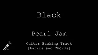 Pearl Jam - Black - VOCALS - Guitar Backing Track
