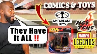 Toy Hunting At 4th World Comic ! Vintage Star Wars, Hot Toys, Marvel Legends, Funko Pops & More