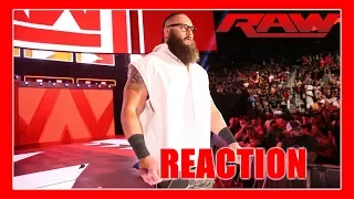 The Bar meet Brains Strowman -  RAW - REACTION