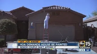 HOA demands house be painted