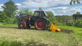 Почвенная фреза SWAN AGRO NSEJT RT200 в работе / Rotavator SWAN AGRO NSEJT RT200 in use