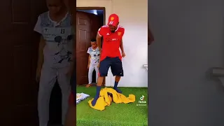 junior pope Vs his son 😂. #shorts #shortvideo #youtubeshorts #nollywood
