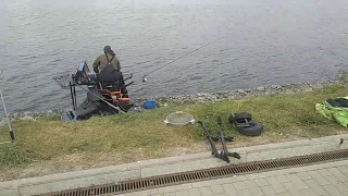 Рыбалка на Москва реке.Конец сентября.Москва