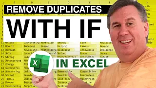 Excel - Remove Duplicates Based on Start of Cell - Excel - Episode 1532