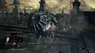 Dark Souls 3 - Dragonslayer Armour SL1 speedkill (28 seconds)