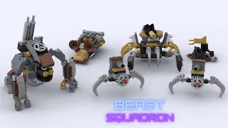 How to make Beast Squadron (Mobile Frame Zero) out of LEGO | LEGOsaur