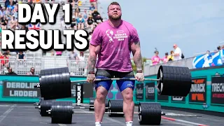 DAY 1 Results at The World's Strongest Man 2024