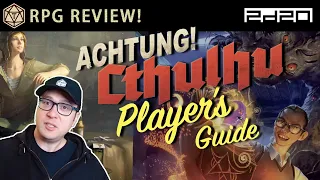 Achtung! Cthulhu Player's Guide is WWII + Lovecraft (+2d20) 💀🌞🌚 RPG Review!