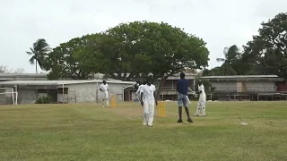Antoine Darlington Barbados Under 15 Player Majestic stroke  6 runs