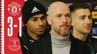 Through To The Next Round! 💪 | Ten Hag, Rashford & Dalot React! 🗣️