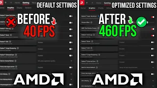 AMD RADEON SETTINGS: 🔧BEST AMD SETTINGS To Boost FPS For Gaming & Performance - Updated 2024!