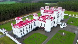 Беларусь. Коссово. Дворец Пусловских. Дом Тадеуша Костюшко. Глазами DJI Mini 3 Pro.