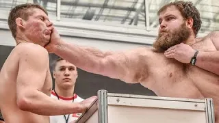 Slap contest knockouts compilation from Russia .