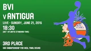 Brisith Virgin Islands v Antigua - 3rd Place - 2015 CBC Championship
