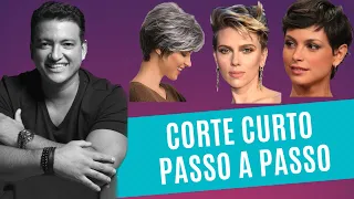 CORTE DE CABELO CURTO E MODERNO PASSO A PASSO ( Pixie Cut )