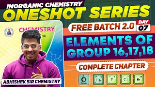 Class12th 7.  P - Block  One Shot  Day -7 || PYQs || By:- Abhishek Sir Chemistry #asc HSC 2024