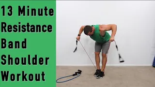 Resistance Band Workout for Shoulders - 13 Minute Band Workout