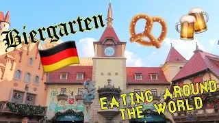 Biergarten in Germany! 🇩🇪 | Eating Around the World | TheSheeebs