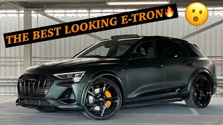 AUDI E-TRON WRAPPED IN  PWF SMARAGD GREEN