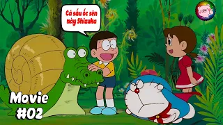 Review Doraemon Movies - Siêu Nhân Doraemon và Nobita Tóm Được Cá Sấu Ốc Sên | #CHIHEOXINH |