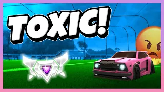 They Got TOXIC After I Clipped... | Rocket League SSL 2v2