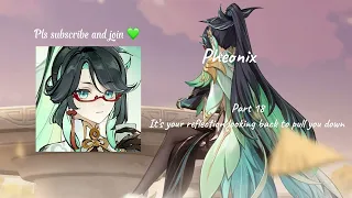 (Open Genshine mep)phoenix read the description for rules 💚💚💚💚